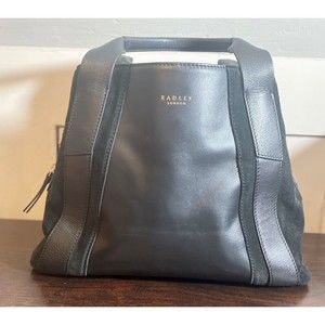 Radley London Baylis Road Leather & Suede Handbag Purse Very Nice Chic Style